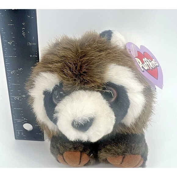 Puffkins Plush 1997 Bandit The Raccoon Collection W/Tag- Vintage 1994 - Picture 7 of 7